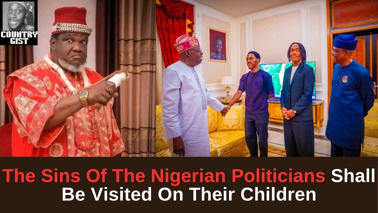 Nigerian Politicians Are De-marketing Nigeria, And Their Sins Shall Be Visited On Their Children...