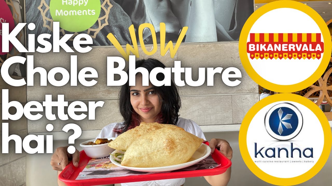 Best Chole Bhature in Jaipur ? Chole Bhature Comaparison ! Kanha vs Bikanervala