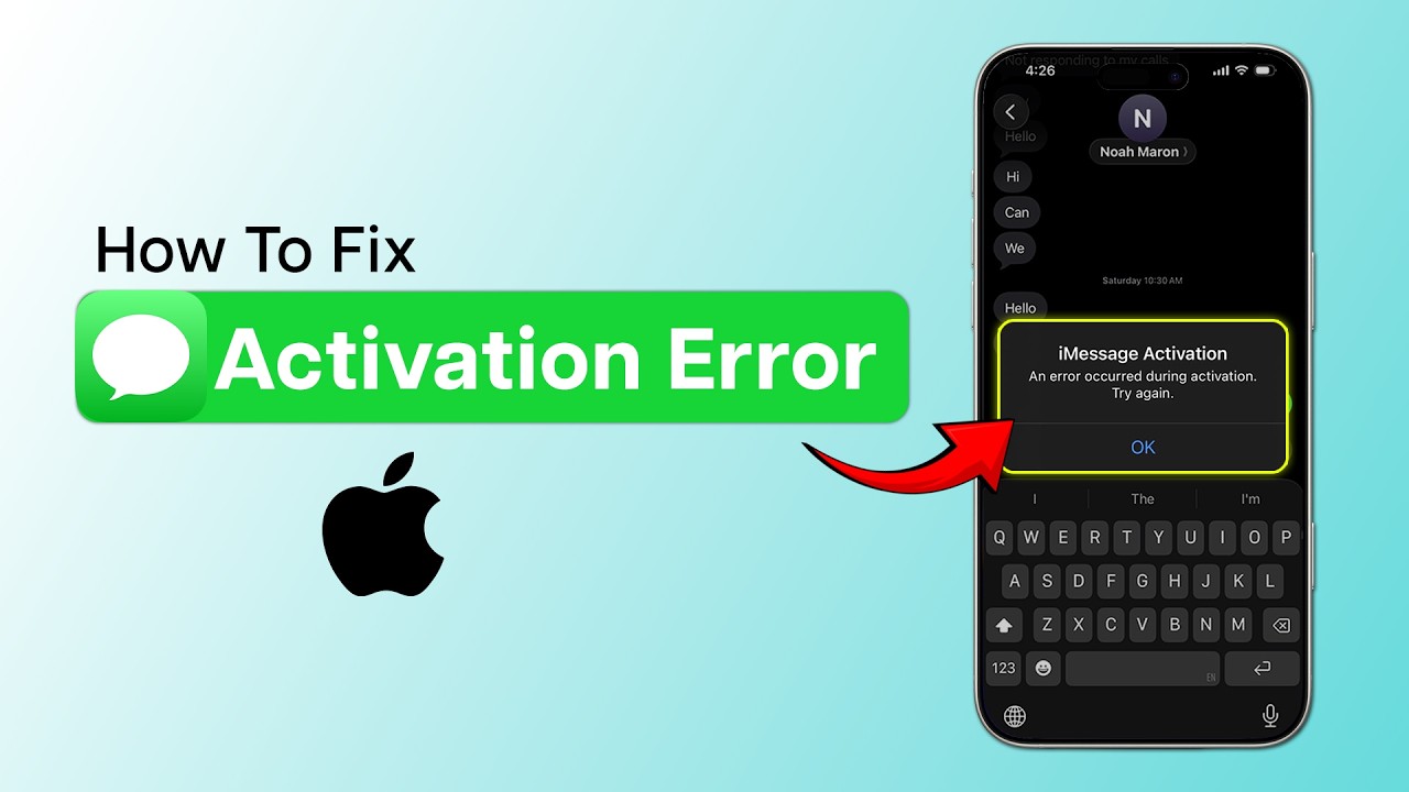 How To Fix iMessage Activation Error On iPhone?