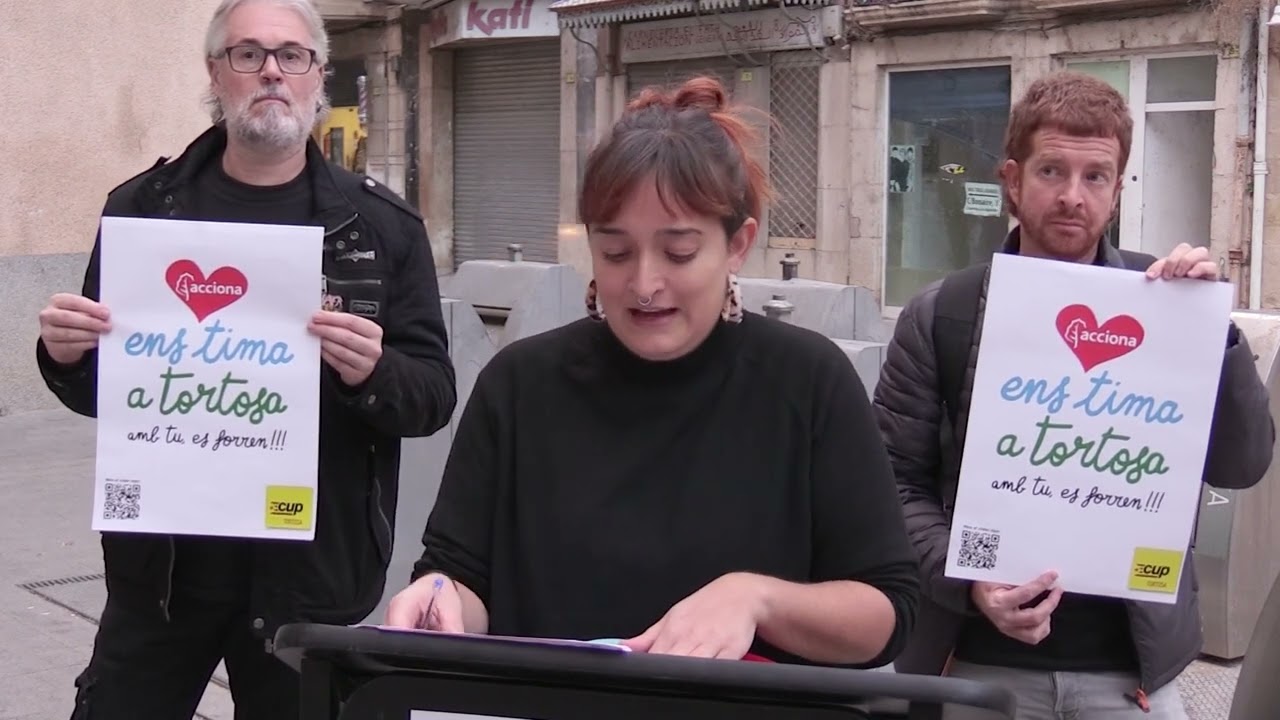 La CUP Tortosa acusa Acciona de no complir amb el contracte de recollida de residus