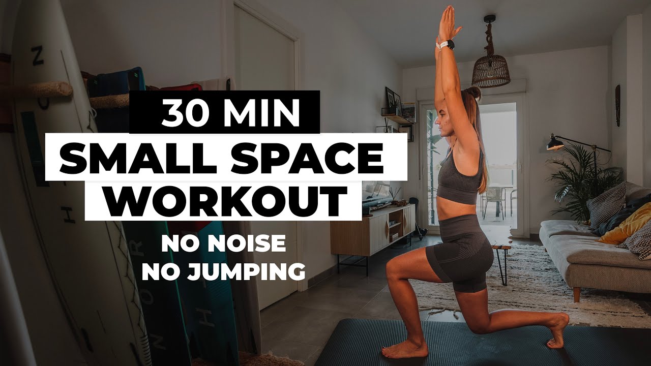 30 MIN Apartment friendly FULL BODY HIIT | All standing | No jumping + No equipment | Rasa Is