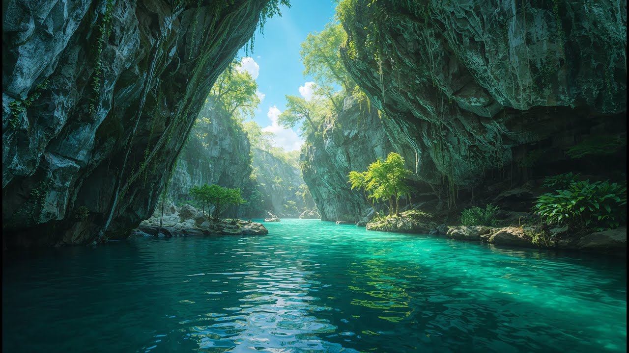 🌿 Too Much Noise in Your Mind? Soft Piano & Water Sounds