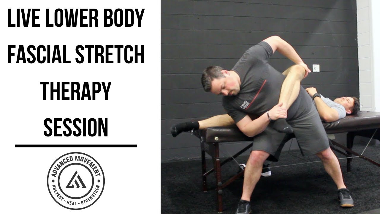 Live Fascial Stretch Therapy Session | Lower Body Complex (Hips, Low Back, Glutes and Legs)