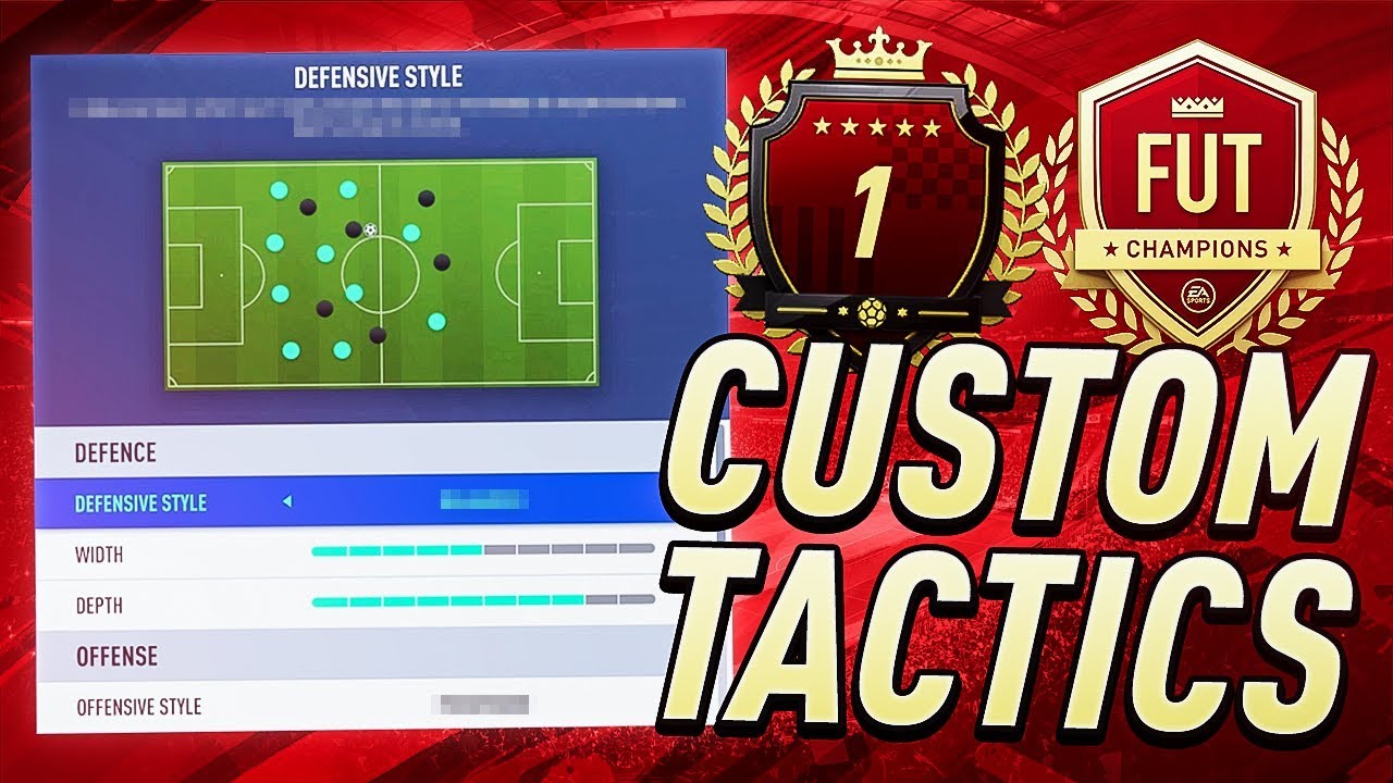 MY #1 CUSTOM TACTICS, FORMATIONS AND SETTINGS IN ULTIMATE TEAM | FIFA 19