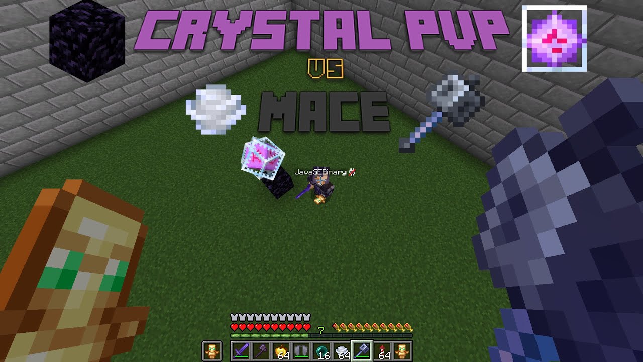 Crystal PvP Players vs Mace 💀