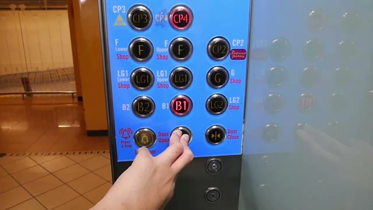Retake 1997 KONE-M series Lift at Sunway Pyramid Red Zone Main Lifts (Lift no.2)
