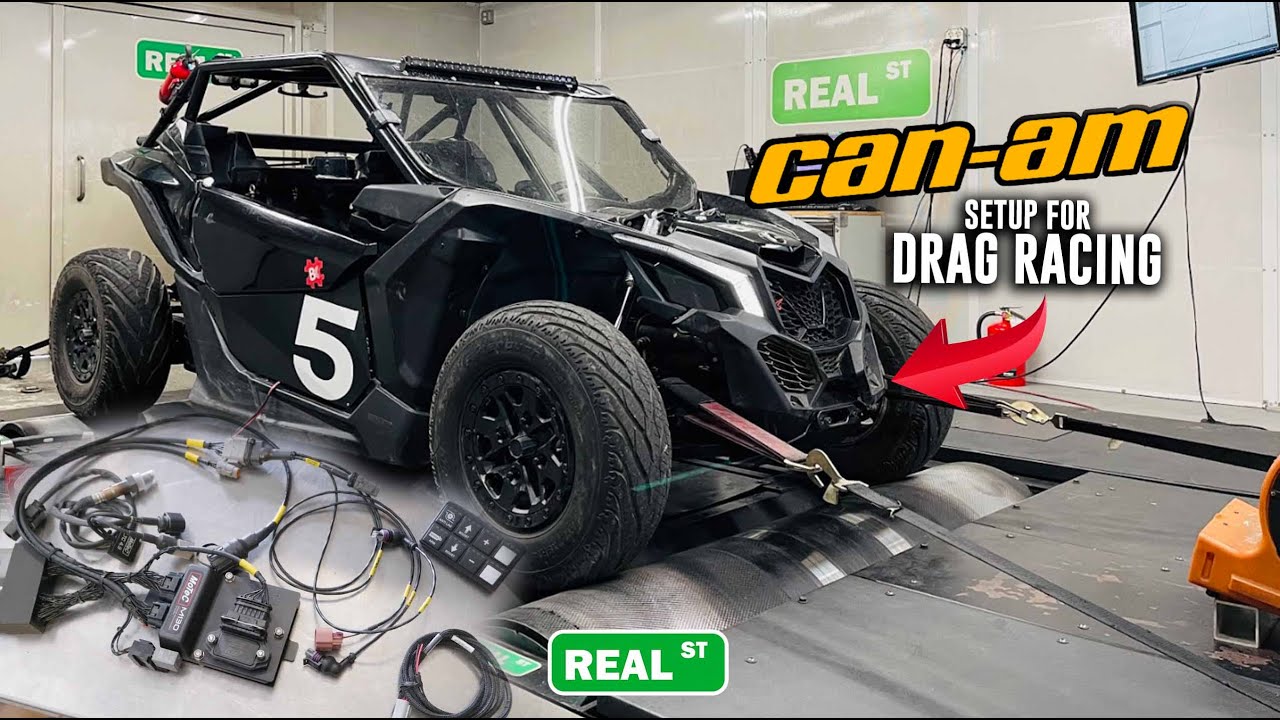 Nitrous Can-Am X3 Setup For Drag Racing!! Get's MOTEC ECU Upgrade