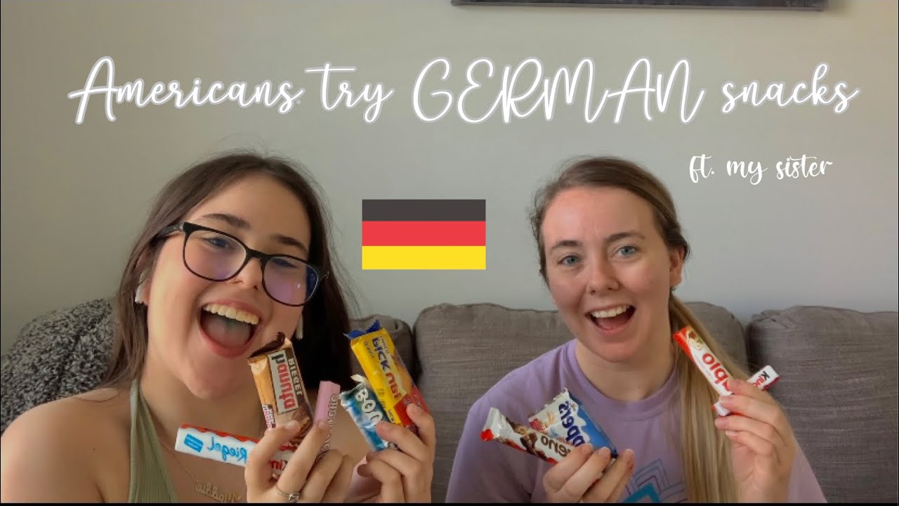 Americans Try GERMAN Candy For The First Time | ft. Larissa Ewing