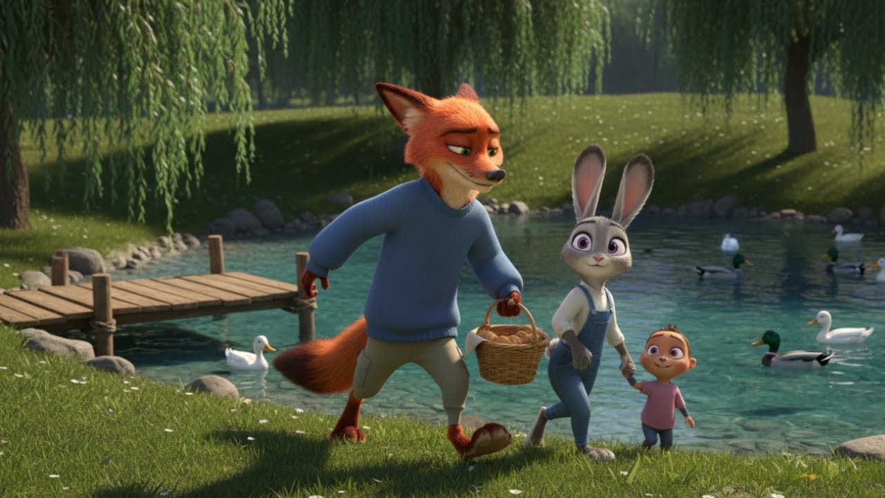 Zootopia 2 | A Sunny Day at the Park with Nick, July, and Their Baby | Nick & July’s Little Family