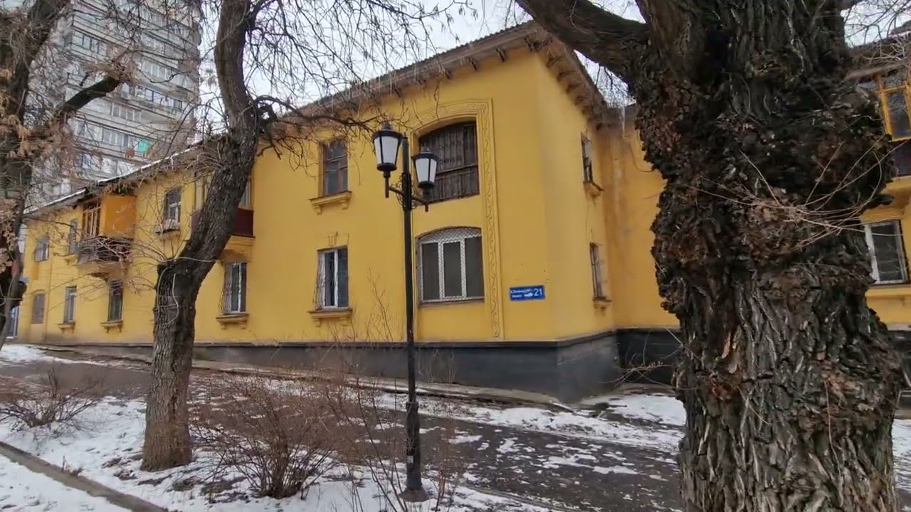 Аллея по ул. Андрея Зенкова \ Толе би (Комсомольская). 3 02 2026