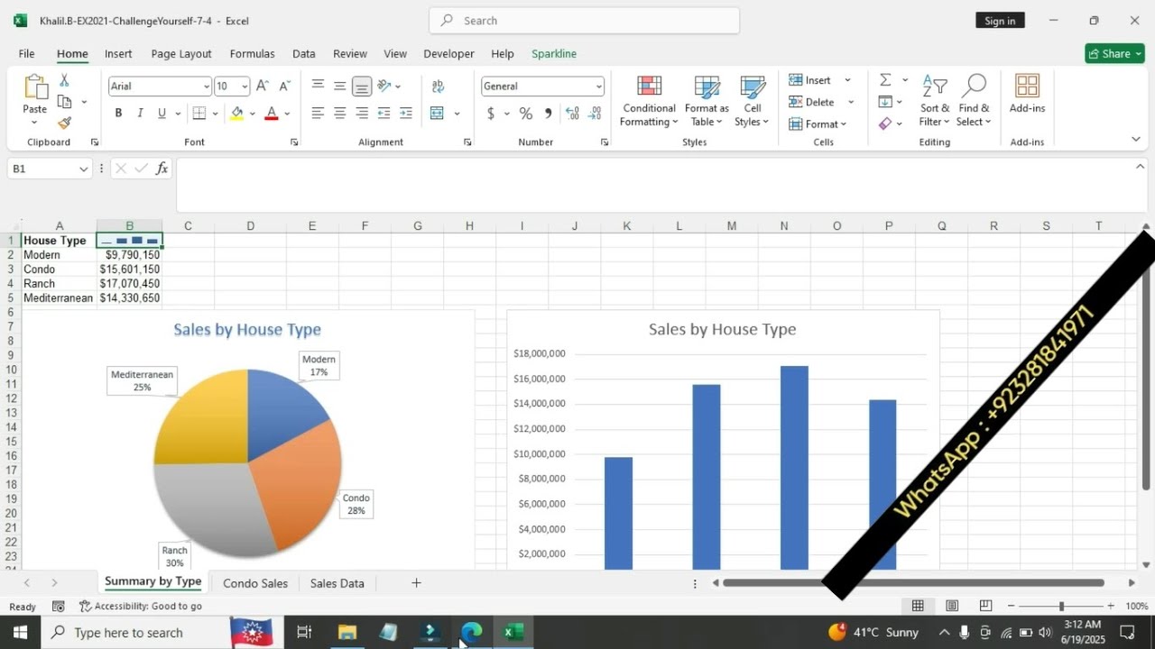 Excel 2021 In Practice Challenge Yourself-7-4|SIMnet|Excel Assignment 2021 Challenge Yourself-7-4