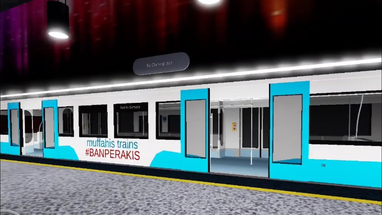 Roblox, Robloxian Automatic Subway 2 - Metro ride from Maple garden to Greenroad