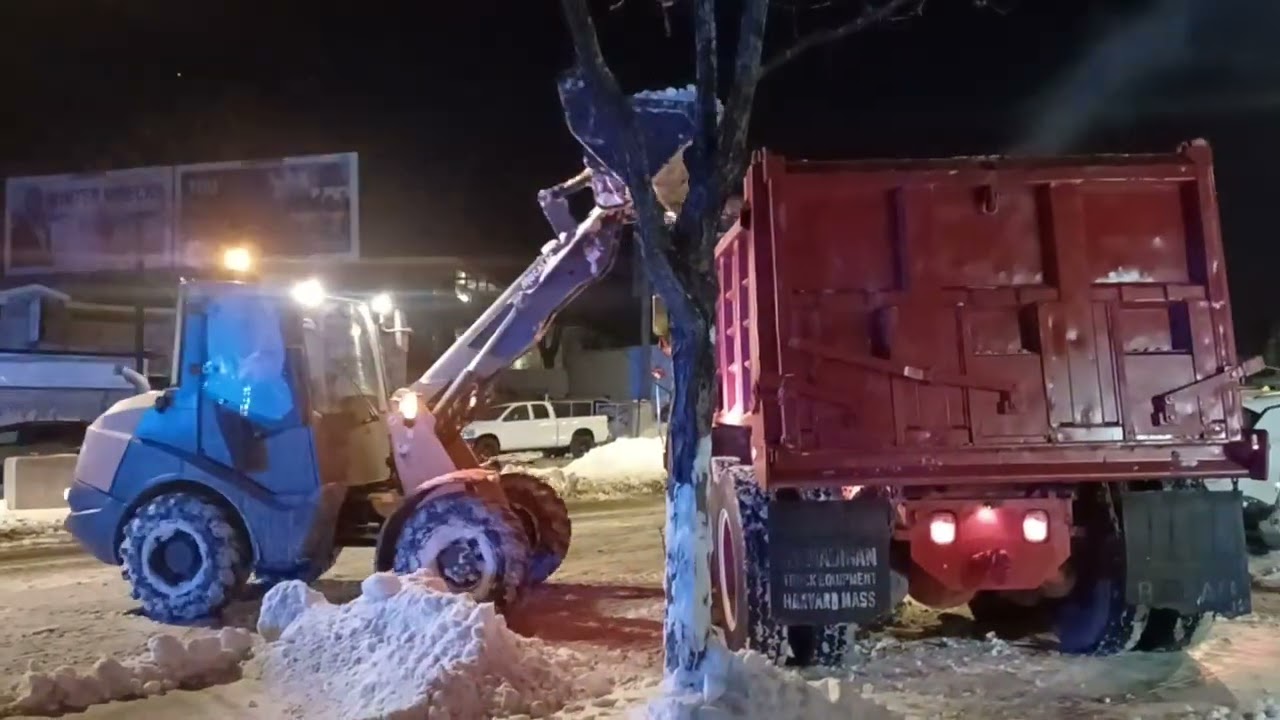 Уборка снега в Маттапане. 29 января 2026 г.
