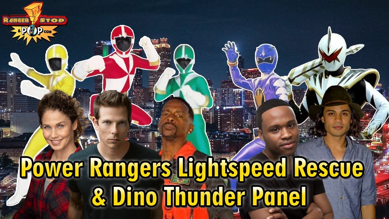 Панель Power Rangers Lightspeed Rescue и Dino Thunder | Rangerstop & Pop 2025 в Атланте, Джорджия