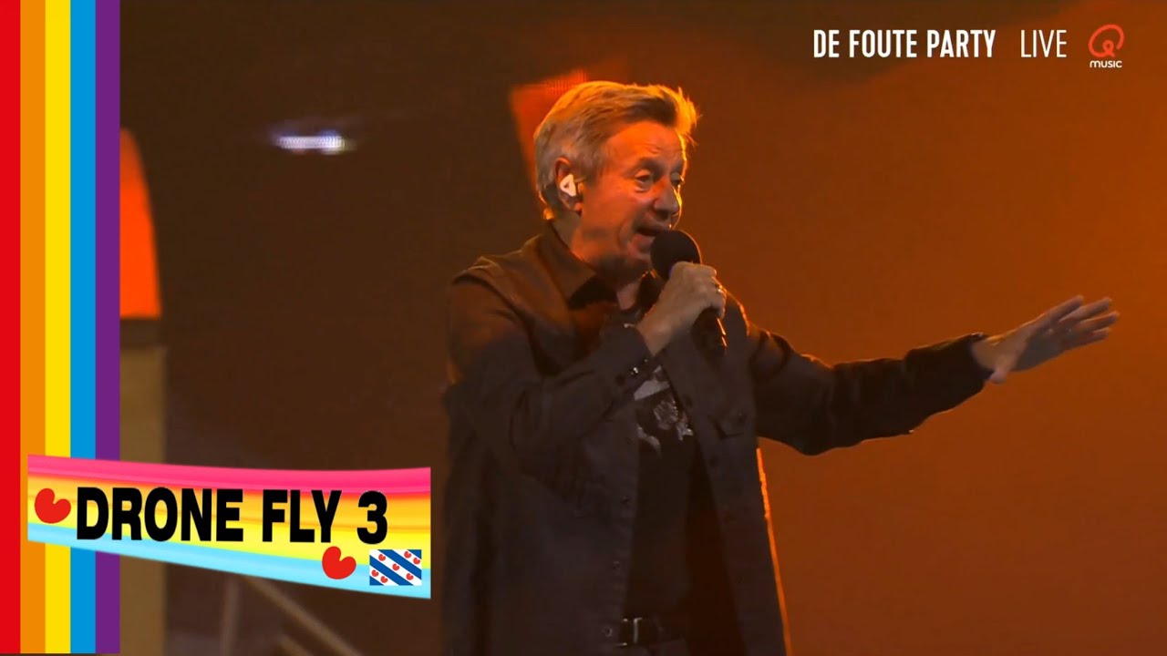 Optreden van Willy Sommers op de Foute Party van Qmusic België in Flanders Expo Gent 29-6-24