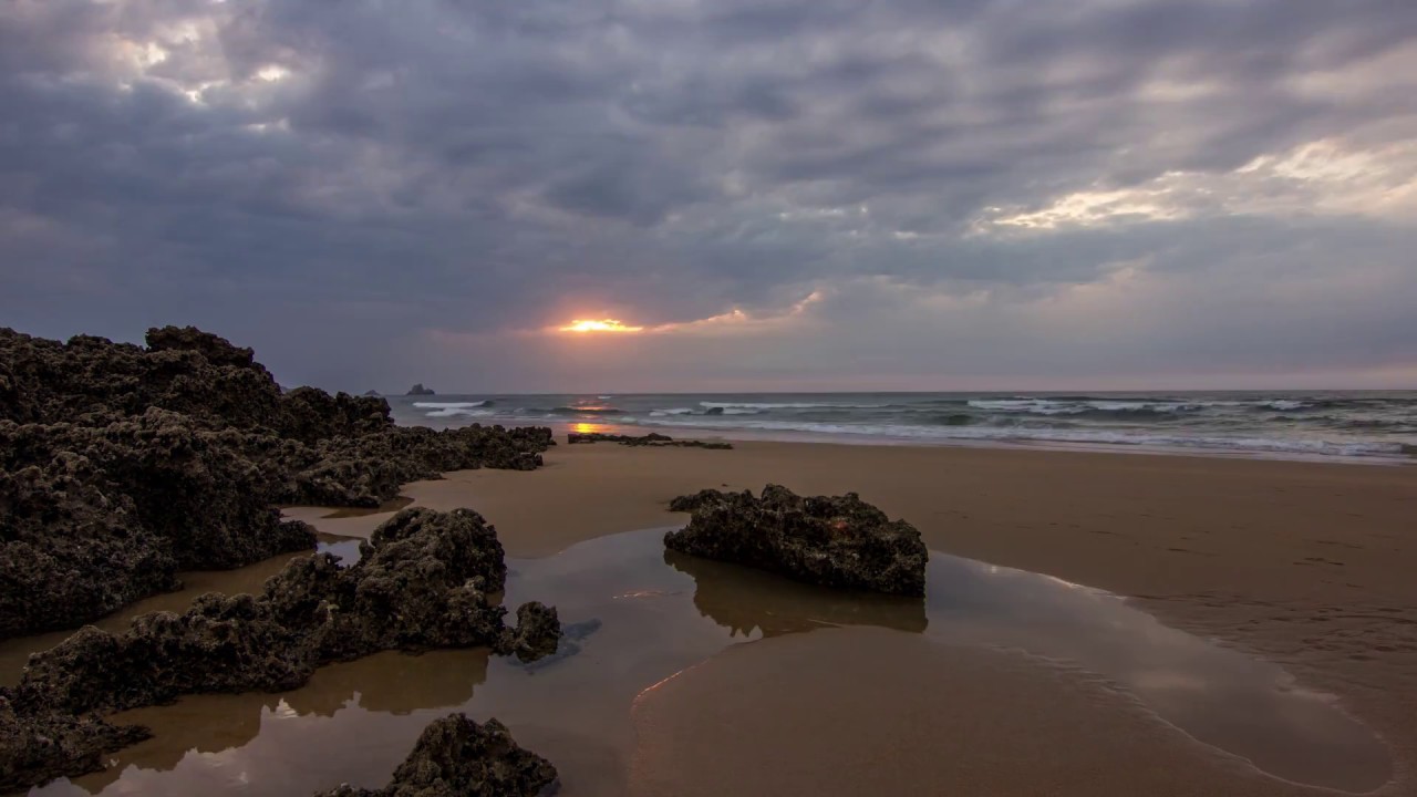 #timelapse en la playa de Canallave, Liencres (Cantabria) Abril 2017