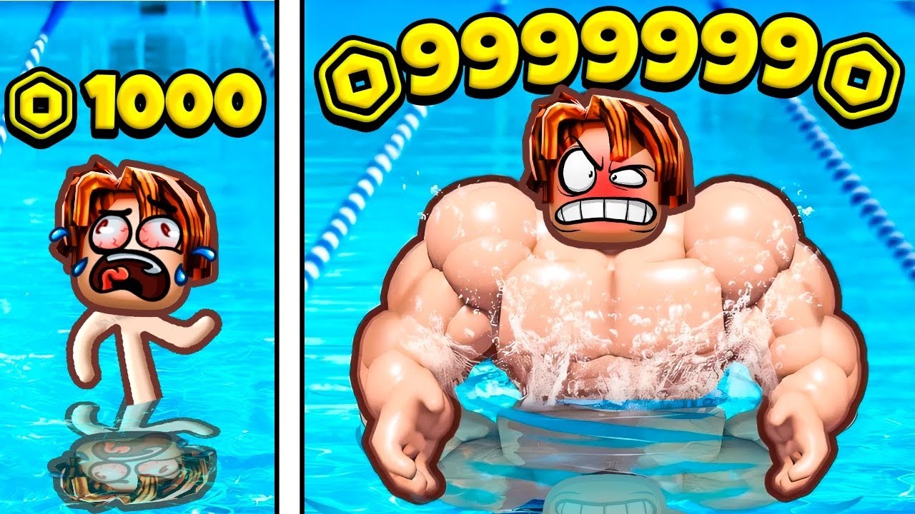 999 ROBUX POR MINUTO NA SUPER NATAÇÃO DO ROBLOX