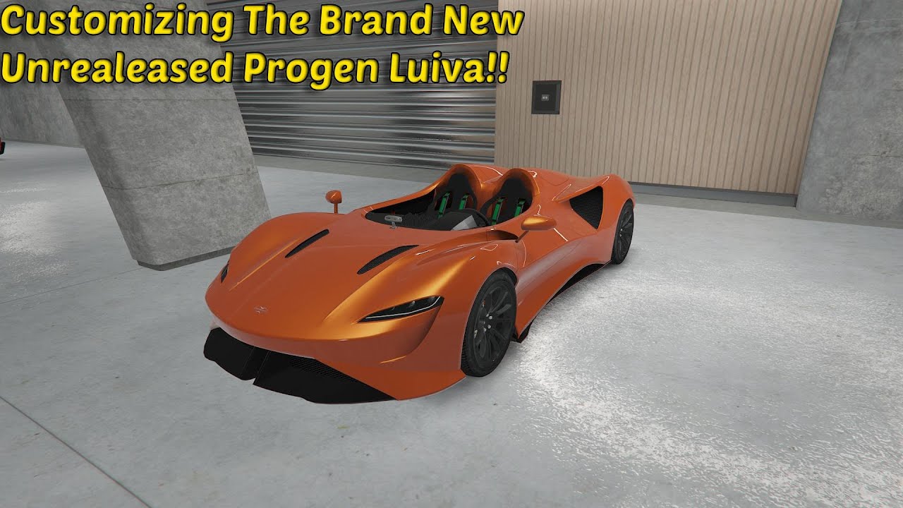 Customizing The Brand New Unreleased Progen Luiva!! | GTA 5 Online Part 14