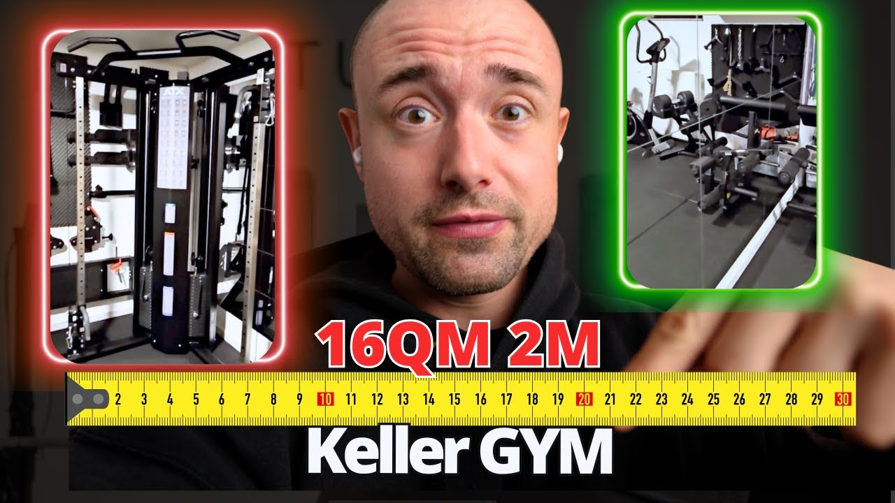 16 square meter home gym in a DIY basement &ndash; ​​complete room tour & equipment tips!