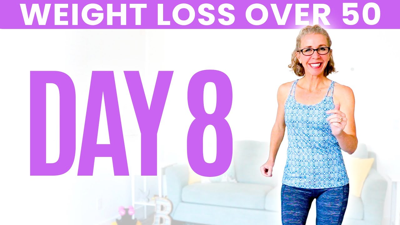 Day EIGHT - Weight Loss for Women over 50 😅 31 Day Workout Challenge