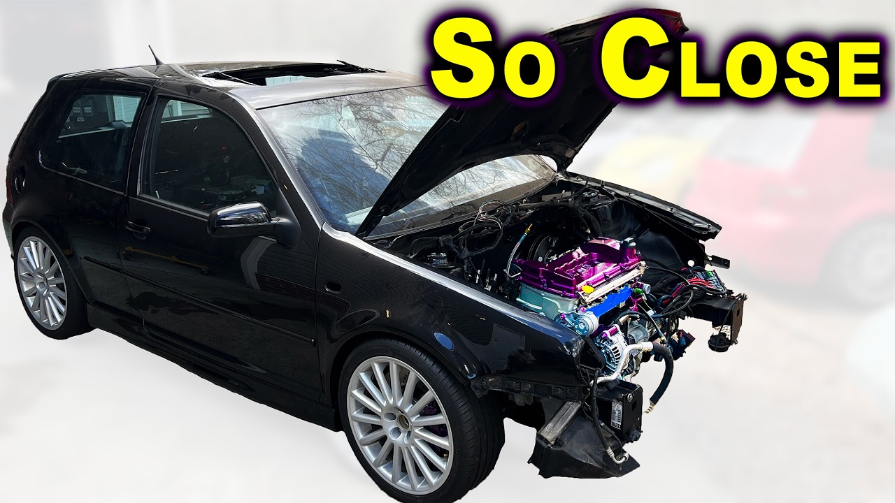 После МНОГОЛЕТНЕЙ работы… Turbo R32 наконец-то снова выглядит как автомобиль.