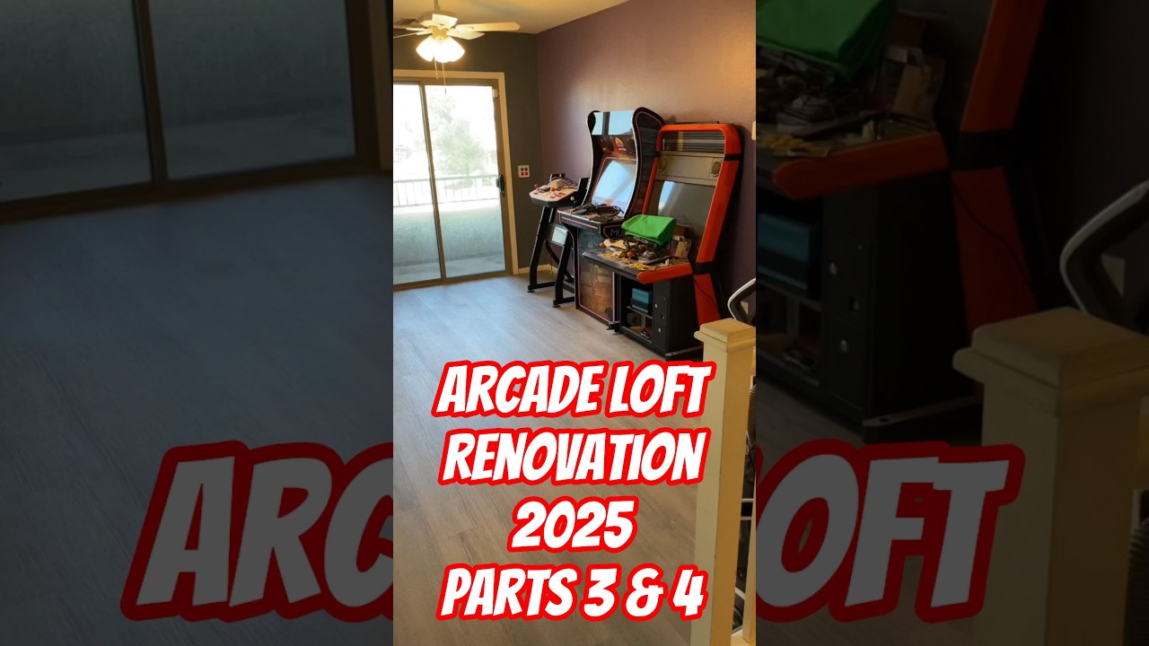 Arcade Loft Renovation 2025 Parts 3 & 4, Flooring & Ceiling Fan Done!