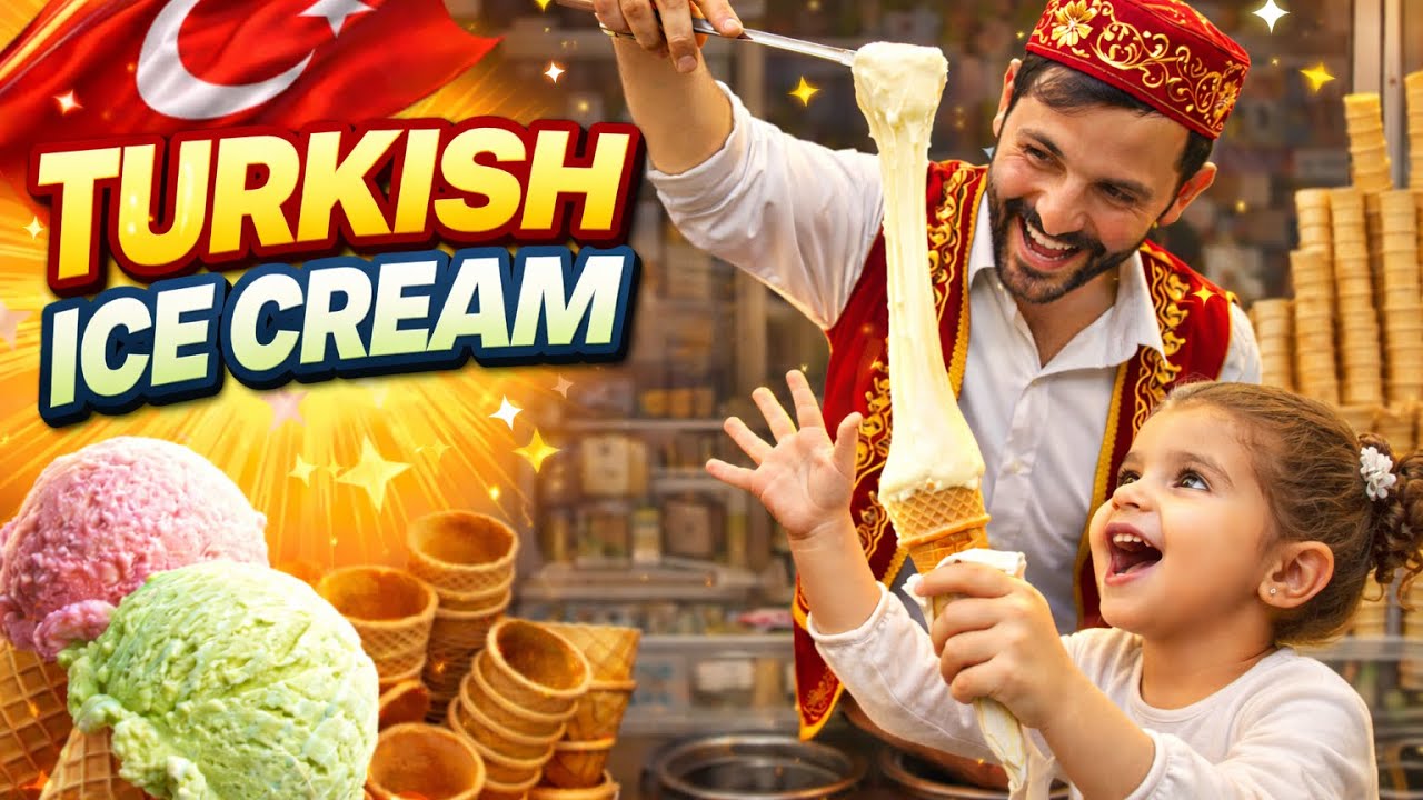 I came for ice cream… I got humbled instead| Turkish ice cream 🍦 