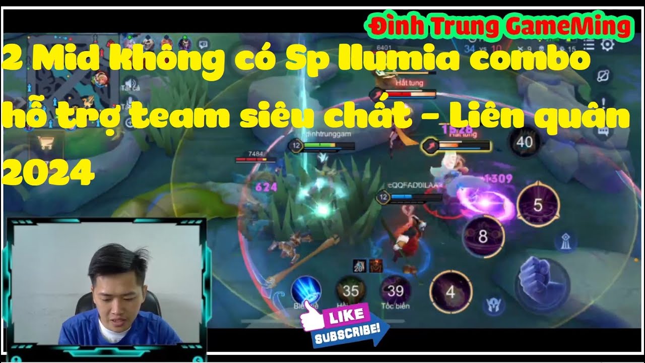 2 Mid không có Sp Ilumia combo hỗ trợ team siêu chất - Liên quân 2024