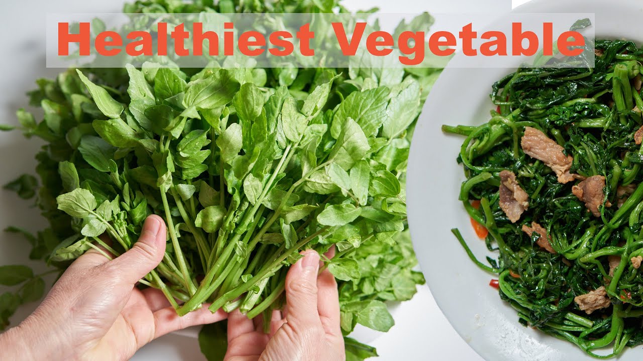 Watercress-Healthiest Vegetable (Superfood) Lowly grown but ranks top | Zaub dej zoo tshaj plaws