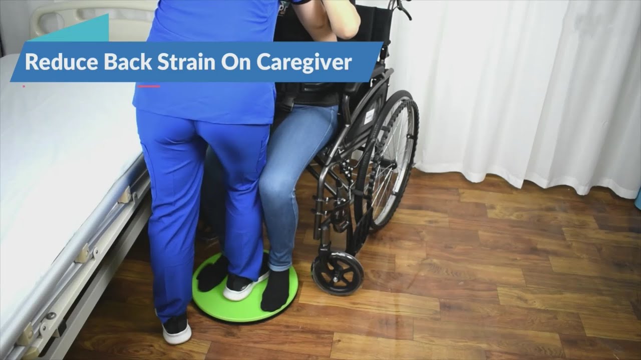 User Guide - Transfer Foot Rotating Board / Pivot Disc -  Caregiver Assistance Tool | DNR Wheels