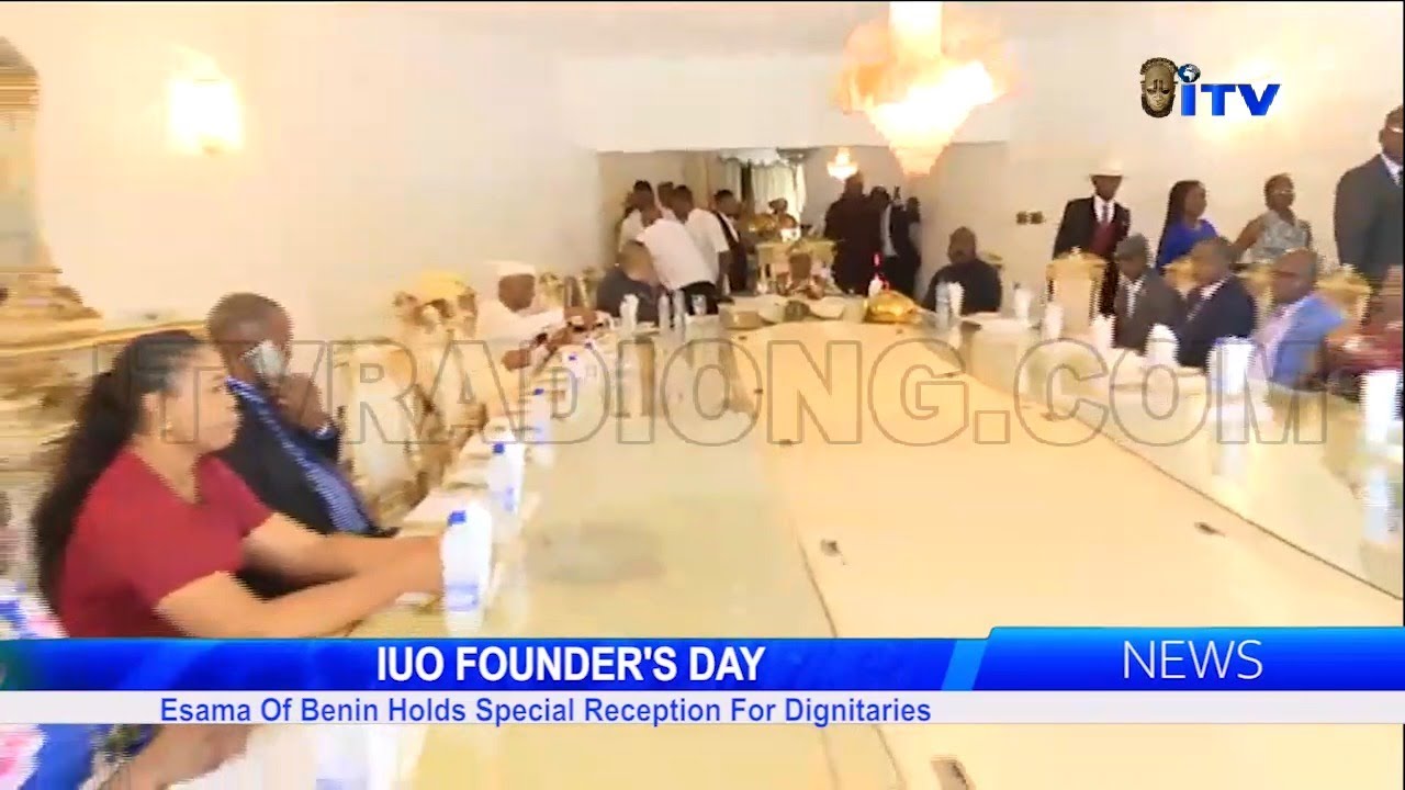 Esama Of Benin Host IUO Founder's Day Dignitaries To A Special Reception