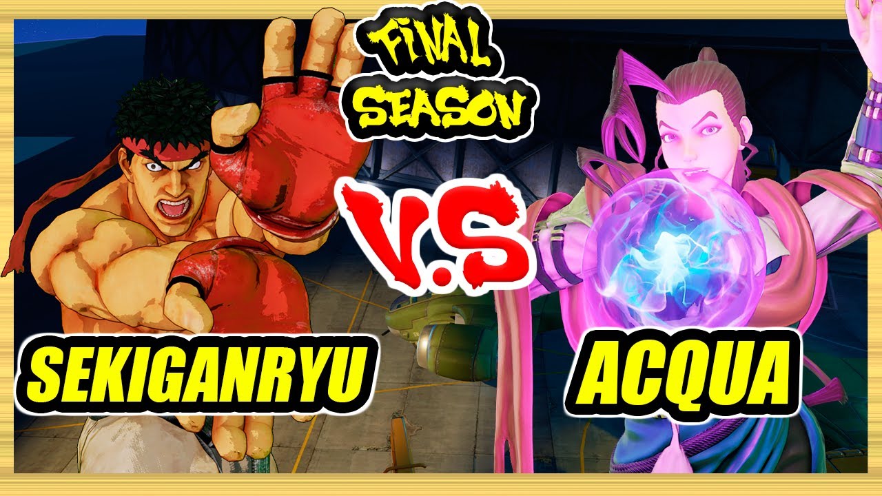 SFV CE 🔥 Sekiganryu (Ryu) vs Acqua (Rose) 🔥 Ranked Set 🔥 Street Fighter 5