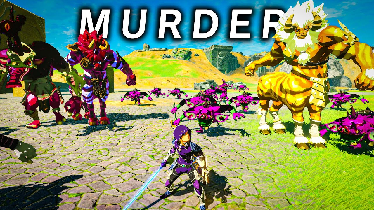 I Murdered EVERY Enemy on the Great Plateau in God BOTW