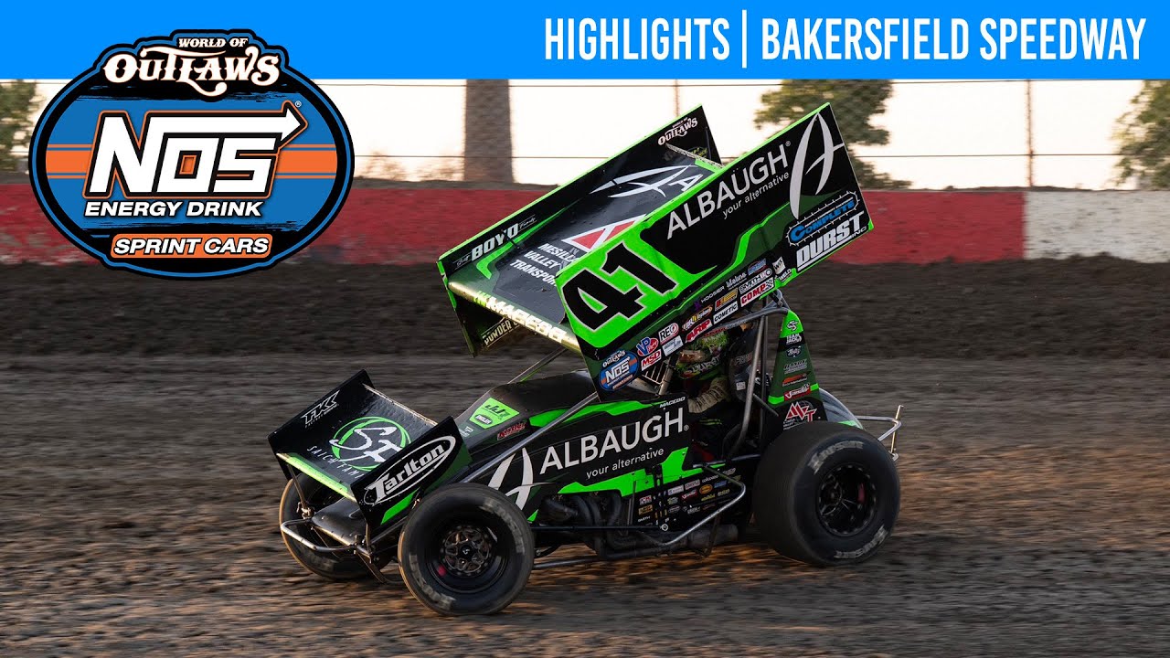 World of Outlaws NOS Energy Drink Sprint Cars | Bakersfield Speedway | Sept. 12, 2025 | HIGHLIGHTS