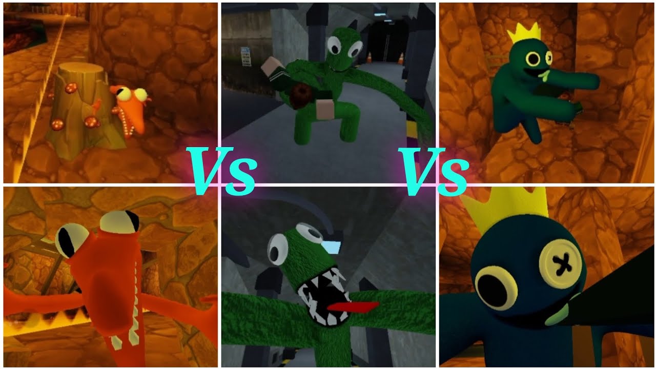 Ranking the IMPOSSIBLE Rainbow Friends! | Orange vs Green vs Blue Jumpscare | R.F Chapter 1 