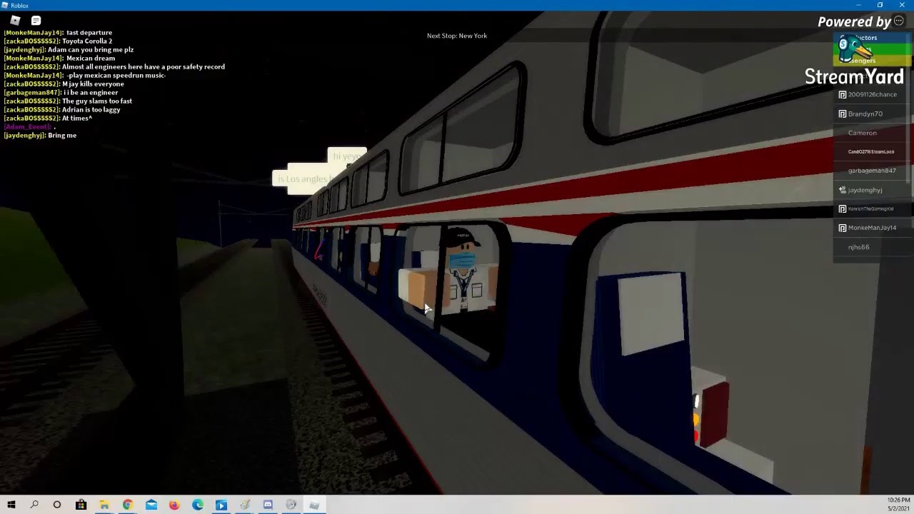 Roblox Amtrak Rail Service: Northeast Regional Service - LIVE!