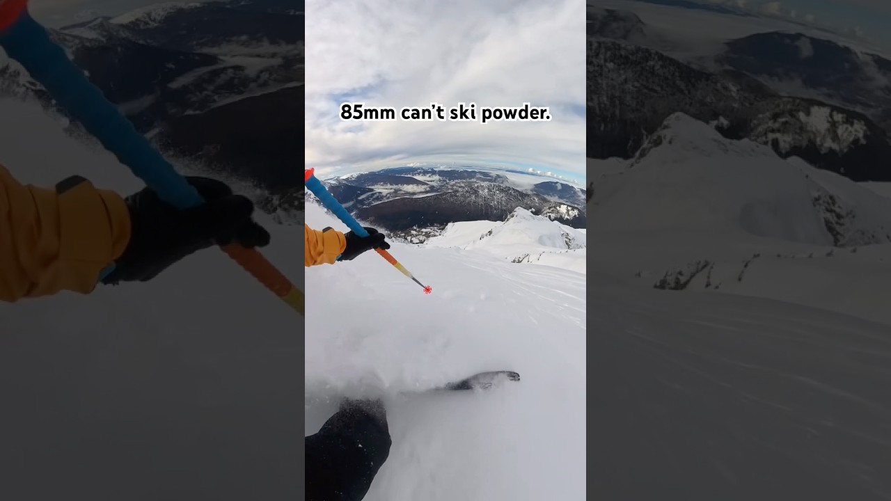 85mm ski touring can't work in powder - French Alps -