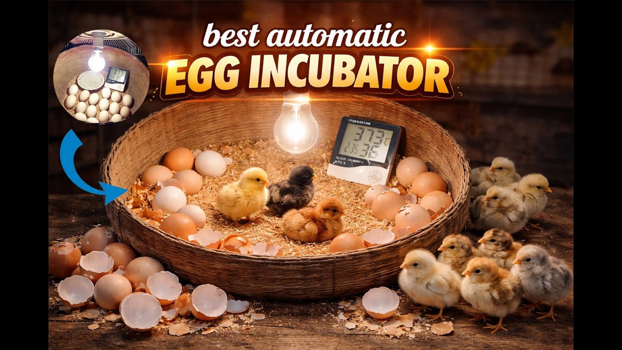 BEST LOW COST HOMEMADE INCUBATOR FOR CHICKEN EGGS - DIY