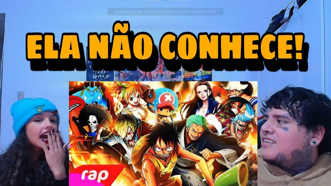 CASAL REAGINDO A Mugiwara Trap 👒 (One Piece) | CHAPÉU DE PALHA |