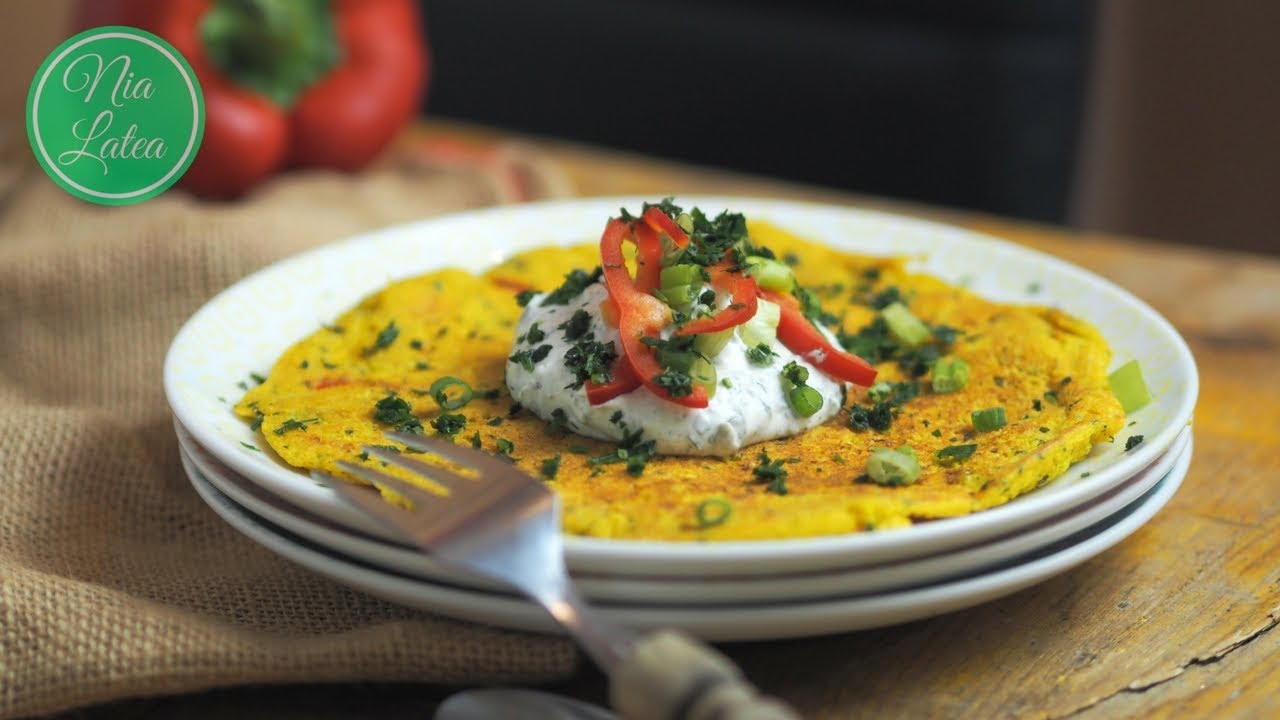 Kichererbsen-Omelett I Frühstücks-Idee I Vegan I Nia Latea