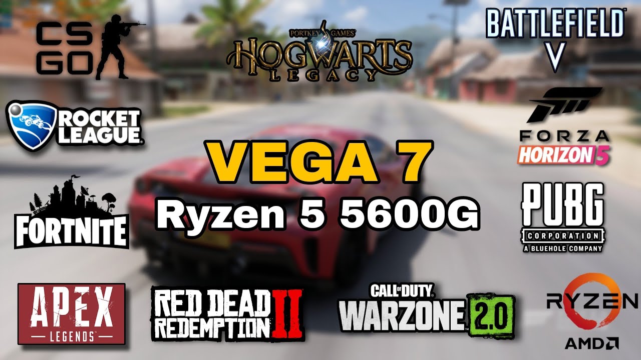 Ryzen 5 5600G Vega 7 Tested in 10 Games at 1080P in 2023