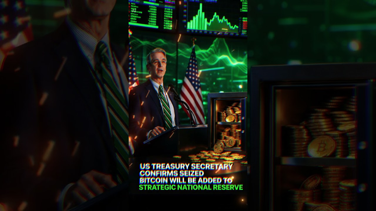 US Treasury Secretary Confirms Seized Bitcoin Will Be Added to Strategic National Reserve