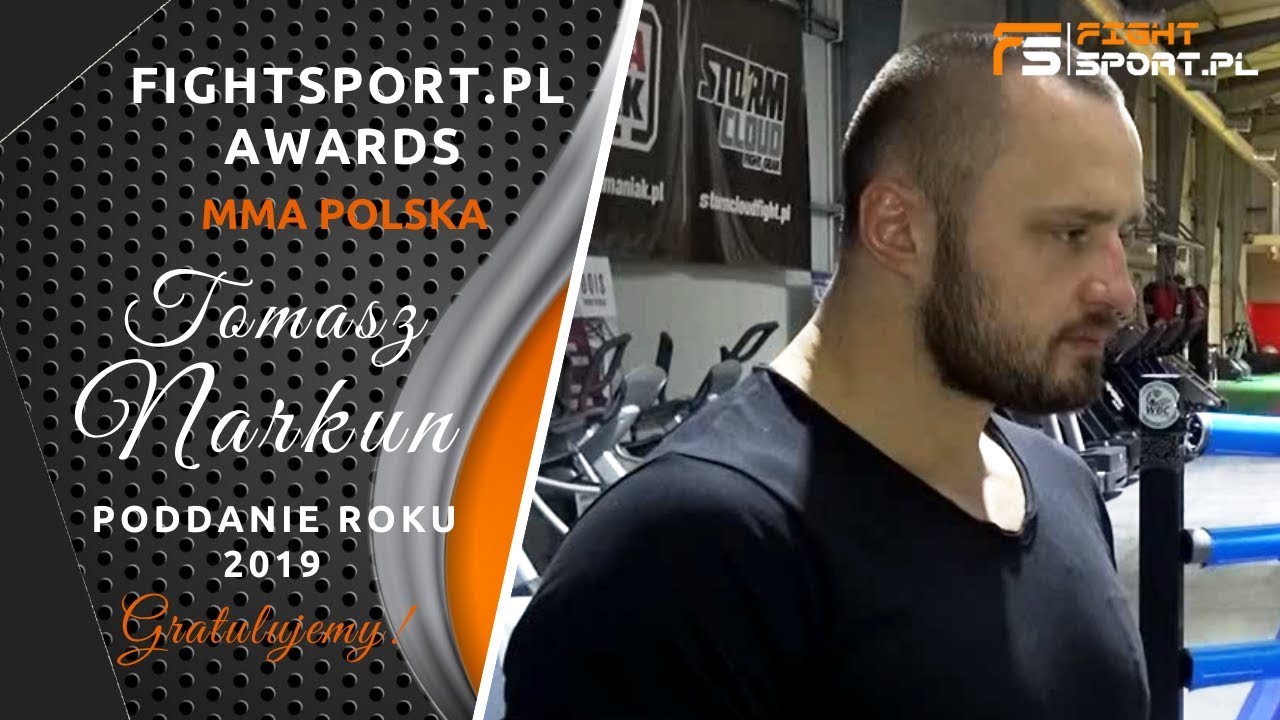 Tomasz Narkun o nagrodzie za Poddanie Roku FightSport Awards 2019, formie Błachowicza, treningach