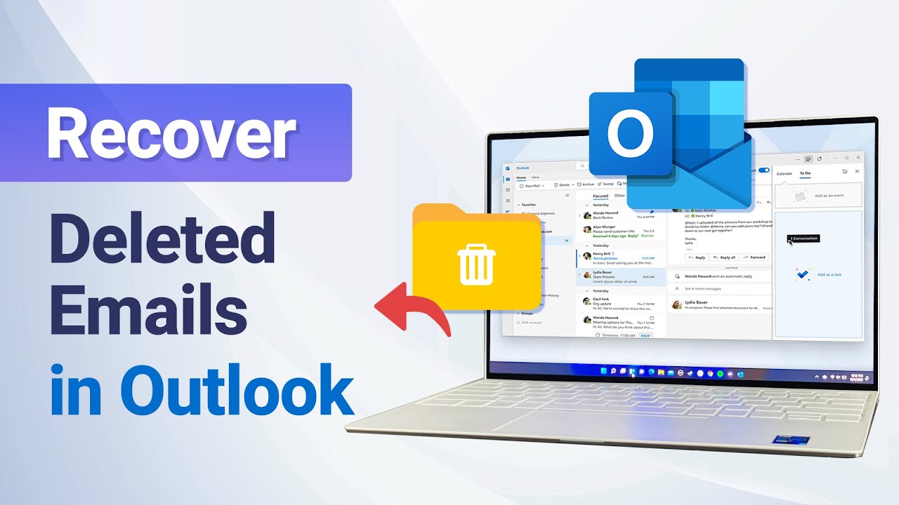 [Полное руководство] Как восстановить удалённые письма в Outlook | Даже удалённые навсегда