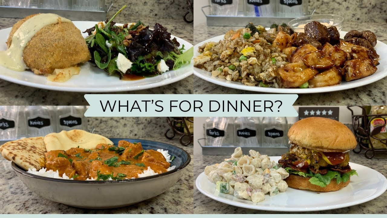 WHAT’S FOR DINNER? | EASY & BUDGET FRIENDLY | REALISTIC WEEKNIGHT MEALS | DINNER INSPIRATION