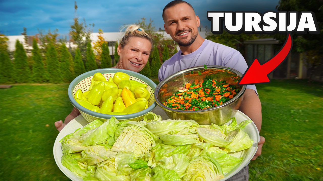 Mamas  traditionell  eingelegtes Gemüse | Tursija wie im Balkan 🇧🇦