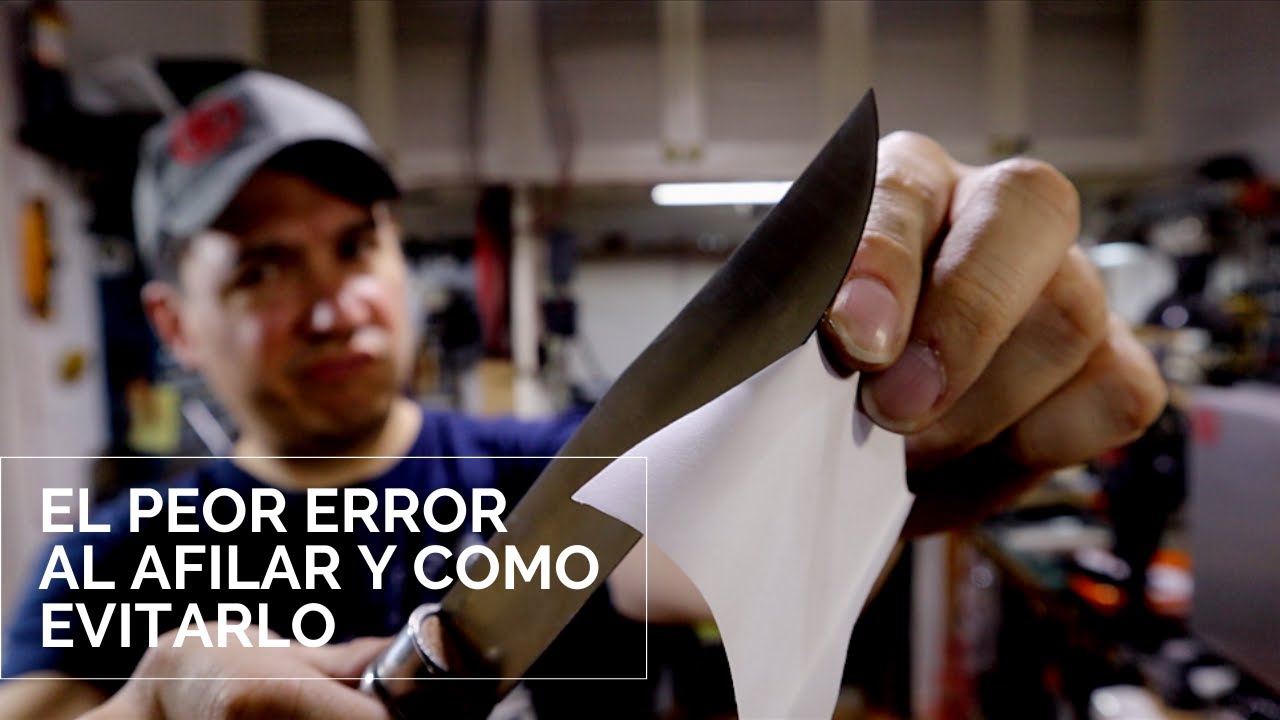 🛑 El peor ERROR al afilar 🛑 Y como evitarlo ??