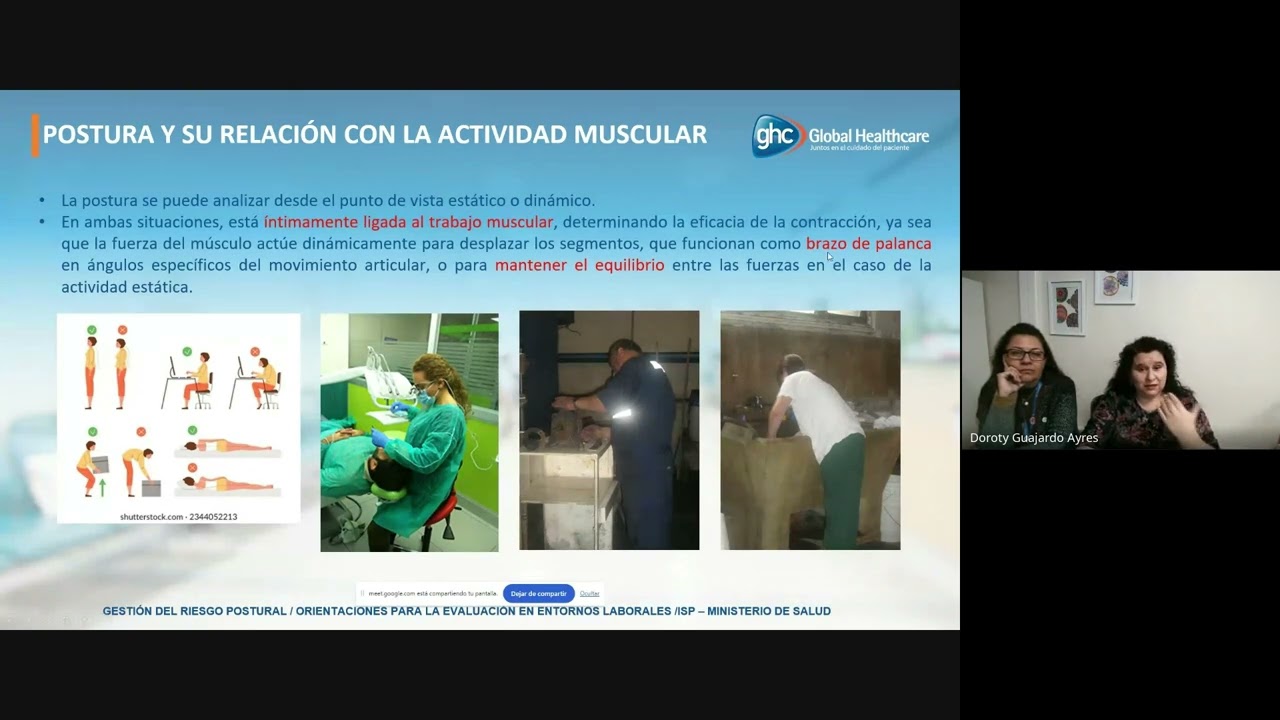 Webinar Ergonomía Laboral, Abordando Trastornos Musculoesqueléticos