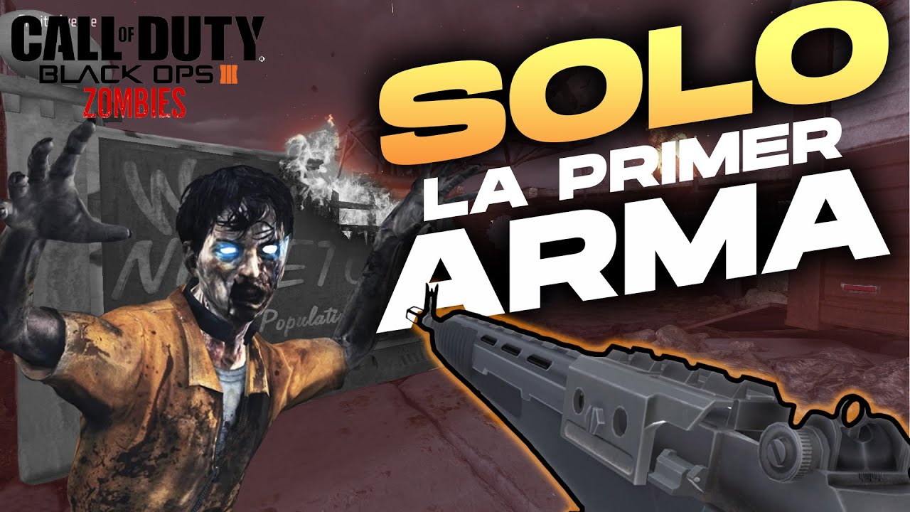 NUKETOWN pero SOLO USO LA PRIMER ARMA DE LA CAJA - CALL OF DUTY ZOMBIES