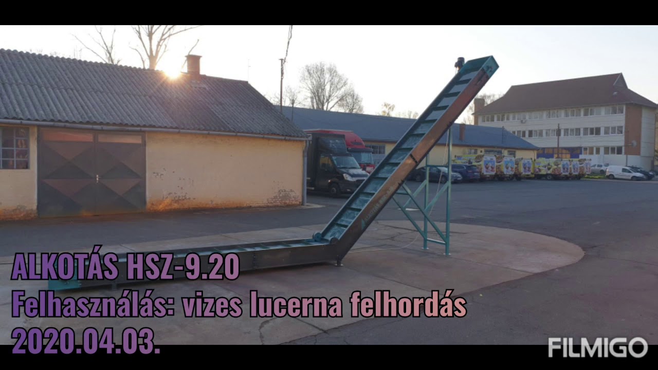 ALKOTÁS HSZ-9.20 Hattyúnyakas szállító szalag
